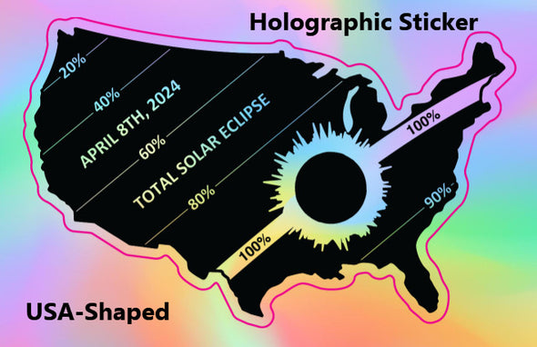 Sticker |Total Solar Eclipse 2024 | USA Stickers