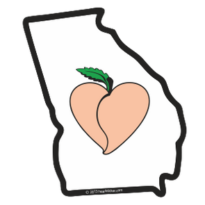 Sticker | Heart in Georgia - The Heart Sticker Company