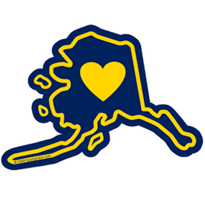 Sticker | Heart in Alaska - The Heart Sticker Company