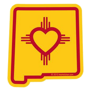 Sticker | Heart in New Mexico - The Heart Sticker Company