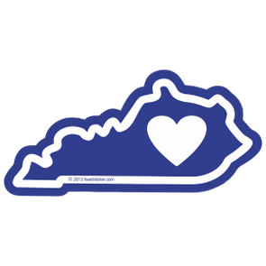 Sticker | Heart in Kentucky - The Heart Sticker Company