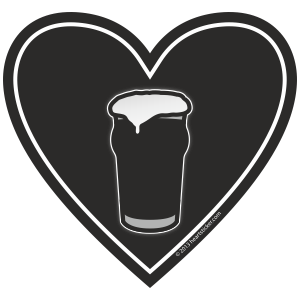 Sticker | Beer | In My Heart - The Heart Sticker Company
