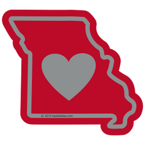 Sticker | Heart in Missour - The Heart Sticker Company