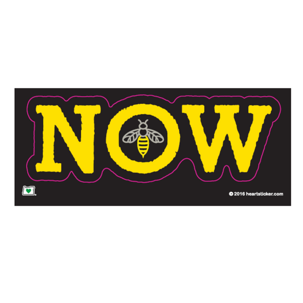 Sticker | Bee in the Now | Puzzle - The Heart Sticker Company