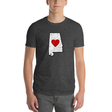 T-Shirt | Heart in Alabama | Short Sleeve - The Heart Sticker Company