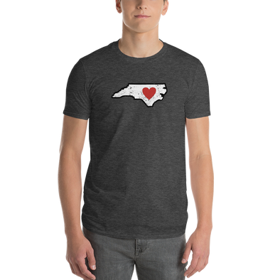 T-Shirt | Heart in North Carolina | Short Sleeve - The Heart Sticker Company