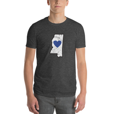 T-Shirt | Heart in Mississippi | Short Sleeve - The Heart Sticker Company