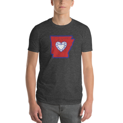 T-Shirt | Heart in Arkansas | Short Sleeve - The Heart Sticker Company