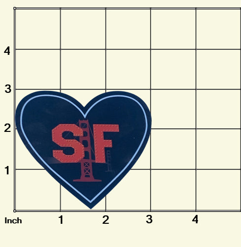 Pack of 3 California State Stickers – Heart Sticker Company