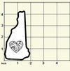 Sticker | Heart in New Hampshire | Vinyl Decal