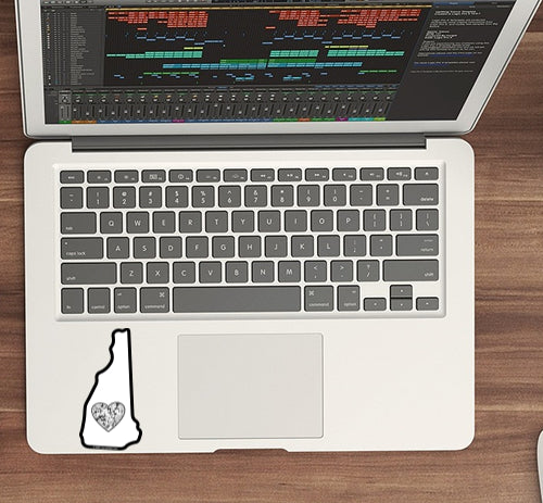 Sticker | Heart in New Hampshire | Vinyl Decal