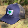 Trucker Hat | Heart in Oregon | Snap Back