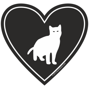 Sticker | Cat  | In My Heart - The Heart Sticker Company