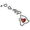 Sticker | Heart in Hawaii - The Heart Sticker Company
