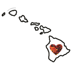 Sticker | Heart in Hawaii - The Heart Sticker Company