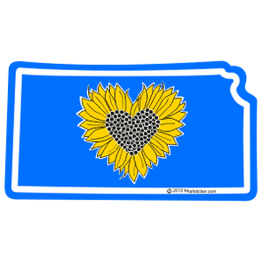 Sticker | Heart in Kansas - The Heart Sticker Company