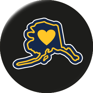 Alaska - Alaska Love Magnet - The Heart Sticker Company