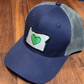 Trucker Hat | Heart in Oregon | Snap Back