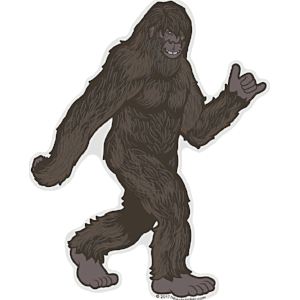 Sticker | Hang Loose Bigfoot - The Heart Sticker Company