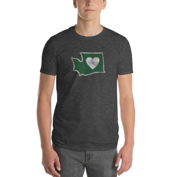 T-Shirt | Heart in Washington | Mens - The Heart Sticker Company