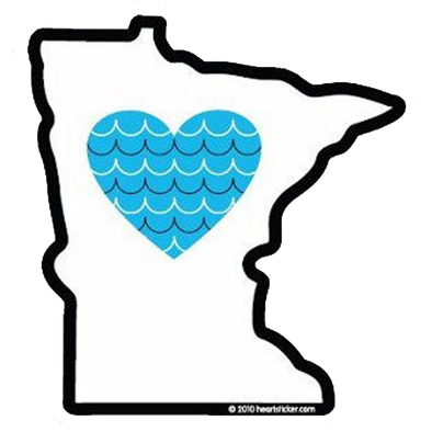 Sticker | Heart in Minnesota - The Heart Sticker Company