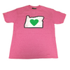 T-Shirts Blue | Heart in Oregon | Kids - The Heart Sticker Company