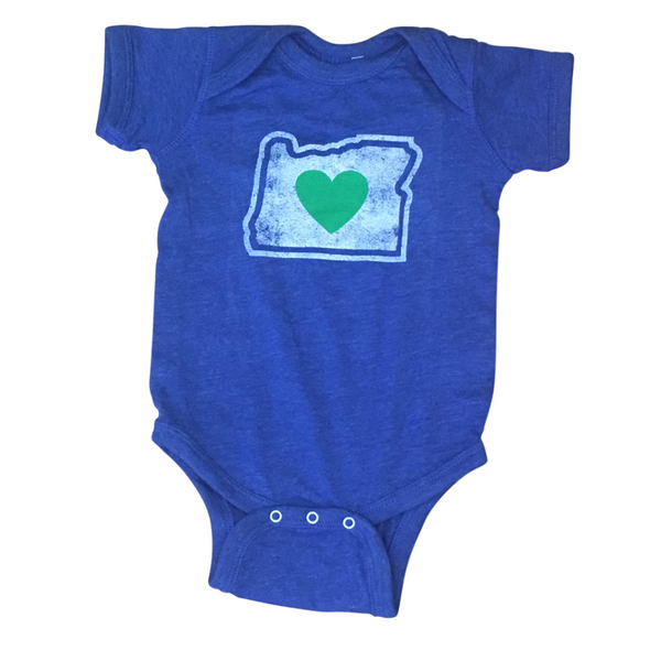 Clothing | Heart in Oregon | Infant Onesie - The Heart Sticker Company