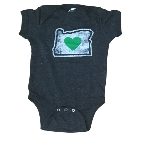 Clothing | Heart in Oregon | Infant Onesie - The Heart Sticker Company
