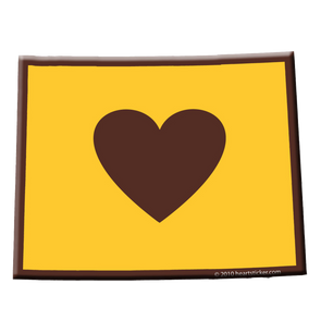 Sticker | Heart in Wyoming - The Heart Sticker Company