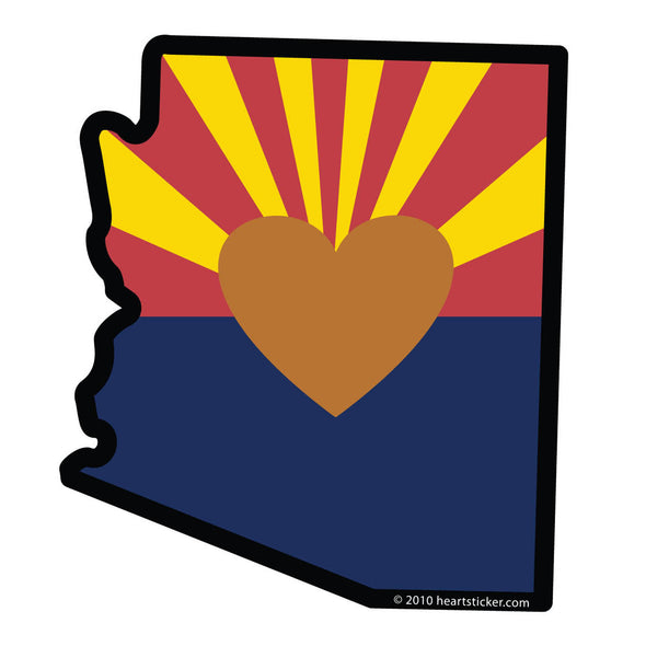 Sticker | Heart in Arizona - The Heart Sticker Company