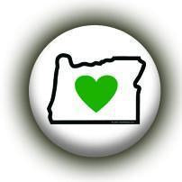 Button | Heart in Oregon | Travel Packs - The Heart Sticker Company