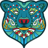 Sticker | Kaleidoscope Bear - The Heart Sticker Company