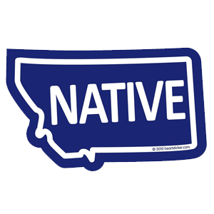 Sticker | Native Montana - The Heart Sticker Company