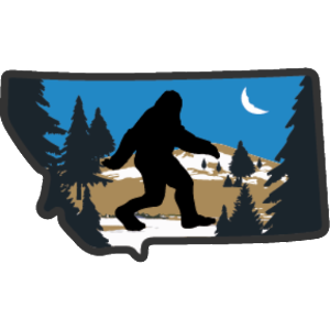 Sticker | Bigfoot in Montana (Sasquatch) - The Heart Sticker Company