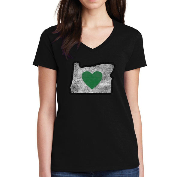 T-Shirt | Heart in Oregon | Ladies - The Heart Sticker Company