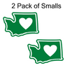 Sticker | Heart in Washington | Multi Options - The Heart Sticker Company