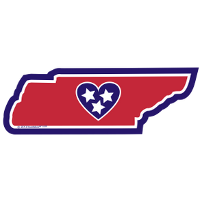 Sticker | Heart in Tennessee - The Heart Sticker Company