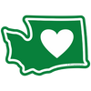 Sticker | Heart in Washington | Multi Options - The Heart Sticker Company