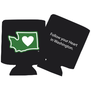 Drink Cooler | Heart in Washington | Neoprene - The Heart Sticker Company
