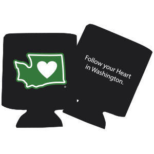 Drink Cooler | Heart in Washington | Neoprene - The Heart Sticker Company
