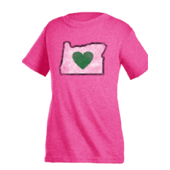 T-Shirts | Heart in Oregon | Kids - The Heart Sticker Company