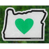 Sticker | Heart in Oregon | Static Cling - The Heart Sticker Company