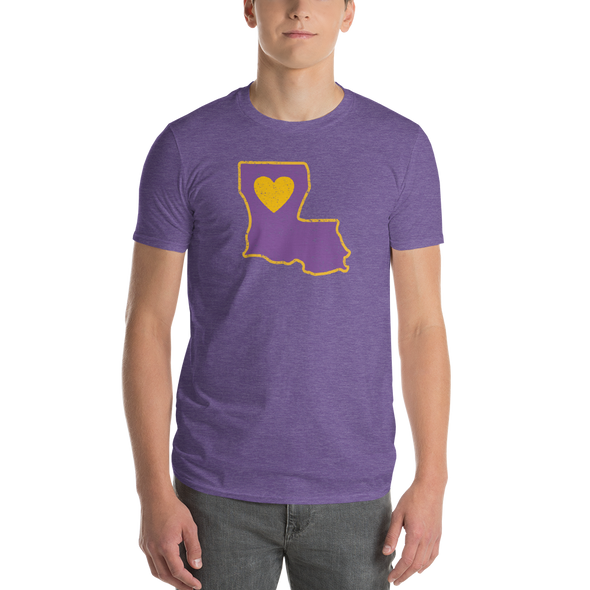 T-Shirt | Heart in Louisiana | Short Sleeve - The Heart Sticker Company