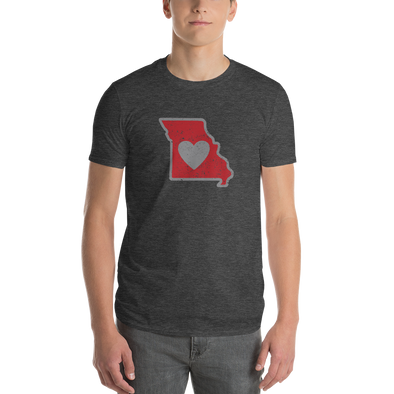 T-Shirt | Heart in Missouri | Short Sleeve - The Heart Sticker Company