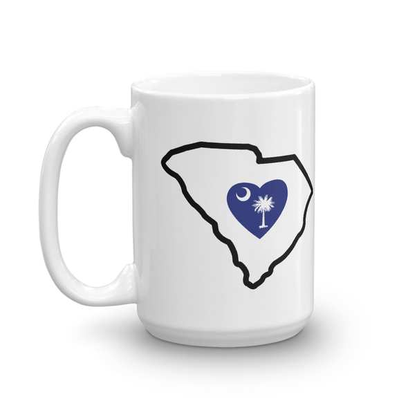 Drinkware | Heart in South Carolina | Coffee Mug - The Heart Sticker Company