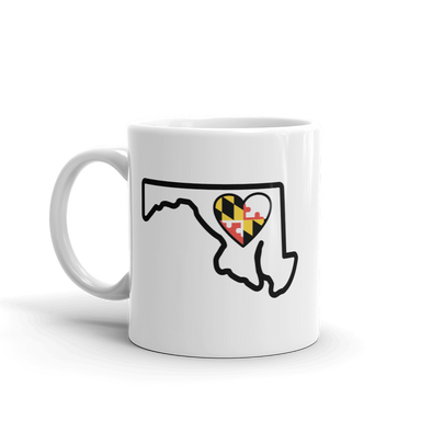 Drinkware | Heart in Maryland | Coffee Mug - The Heart Sticker Company