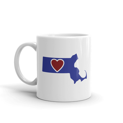 Drinkware | Heart in Massachusetts | Coffee Mug - The Heart Sticker Company