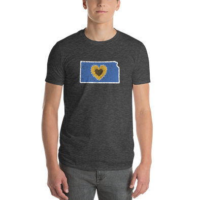 T-Shirt | Heart in Kansas | Short Sleeve - The Heart Sticker Company