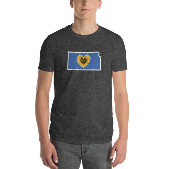 T-Shirt | Heart in Kansas | Short Sleeve - The Heart Sticker Company