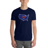 T-Shirt | Heart in America | Mens - The Heart Sticker Company